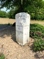 National Road   &  Mile Marker --- New Concord, OH